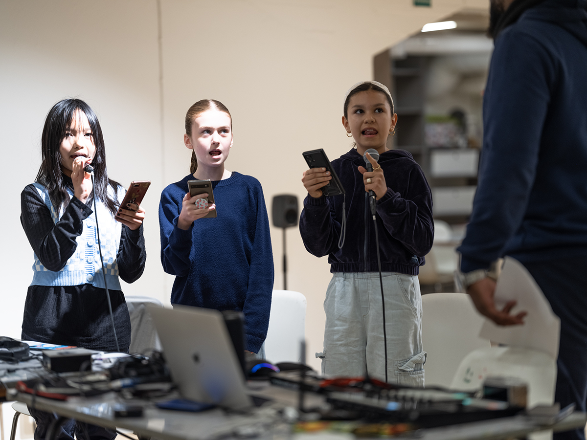 Mobilizing Citizenship workshop by Alchemy, Are You Listening?, autumn 2024. Photos: Helle Navratil / Kunsthall Stavanger