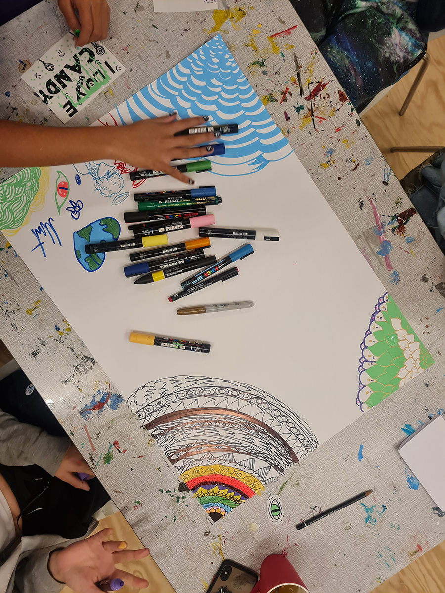 Mobilizing Citizenship workshop by Walk of Shame, SHARING IS CARING, autumn 2022.