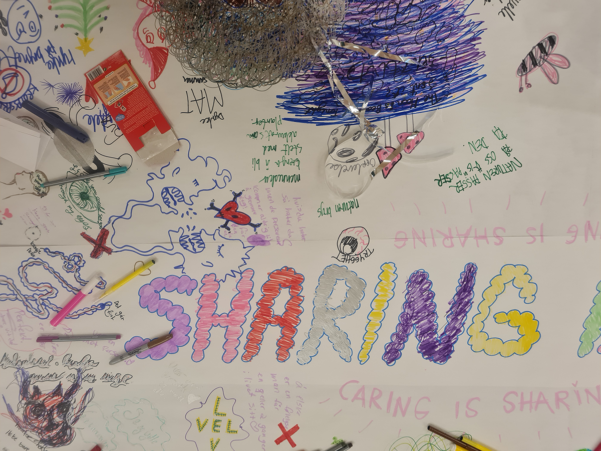 Mobilizing Citizenship workshop by Walk of Shame, SHARING IS CARING, autumn 2022.