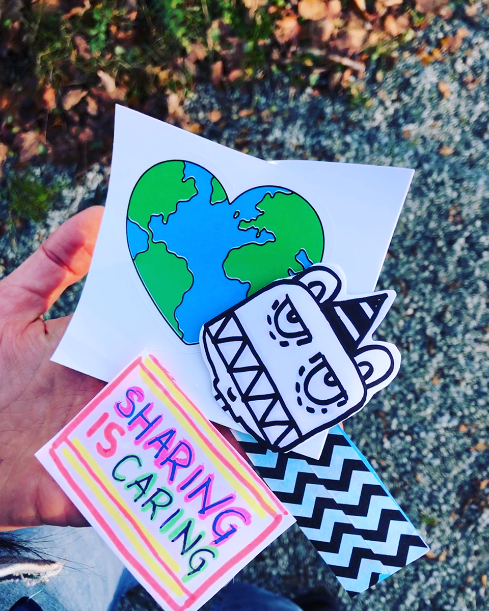 Mobilizing Citizenship workshop by Walk of Shame, SHARING IS CARING, autumn 2022. Photos: Walk of Shame.