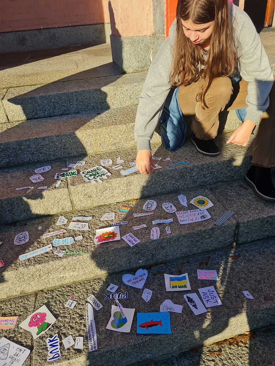 Mobilizing Citizenship workshop by Walk of Shame, SHARING IS CARING, autumn 2022. Photos: Walk of Shame.