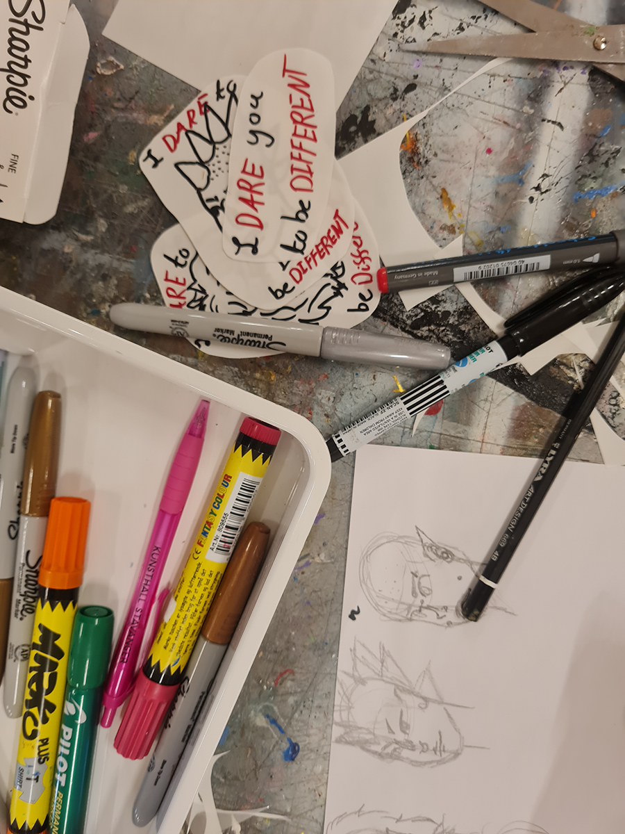 Mobilizing Citizenship workshop by Walk of Shame, SHARING IS CARING, autumn 2022.